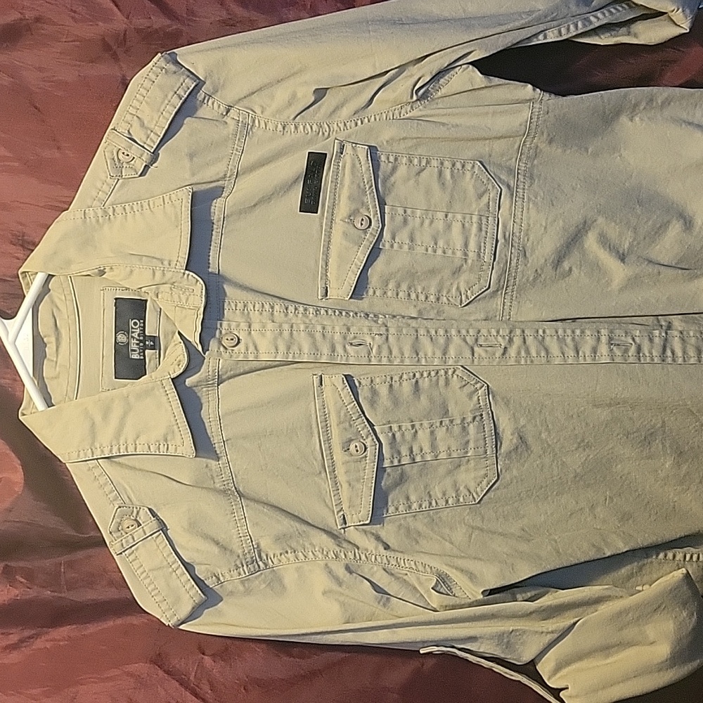 Buffalo David Bitton sz SM khaki